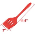 thumbnail image 3 of Espátula de cocina Unique Bargains Silicona Con ranuras diseño Antiadherente rojo, 3 of 7