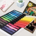 thumbnail image 4 of Vogacara Tiza temporal para teñir el cabello, tinte para peinar el cabello, rendimiento de Cosplay, peluquería profesional, salón de barbería Cuidado del cabello 24 colores cortos Vogacara CE014595-04, 4 of 6