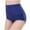 Blue, variant on Oksale Period Underwear for Women Plus Size High Waisted Cotton Underwear Leak Proof Brief Panties Breathable Soft Cozy Briefs Red L