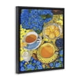 thumbnail image 3 of Stupell Industries French Country Blue & Yellow Tea Party Black Floating Frame Canvas Art, 17 x 21, by Mardell Schuster, 3 of 8