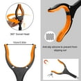thumbnail image 3 of Housolution Reacher Grabber Tool, 43" Extra Long Grabbers for Elderly, Lightweight Handy Trash Claw Grabber with Magnets, Reaching Assist Tool for Trash Pick up Litter Picker, Orange, 3 of 8