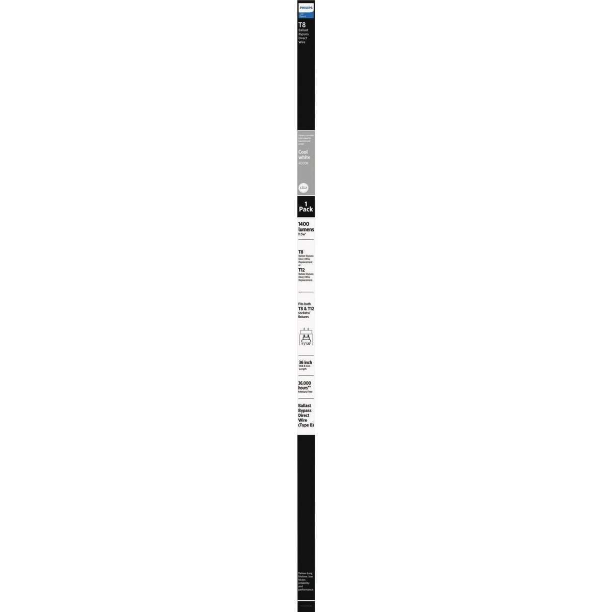 Philips 36" 25w T8 Cw Led Tube 590570 Pack of 10