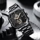 thumbnail image 3 of Reloj Hombre Analógo Con Fechador Acero Cuarzo Casual, 3 of 8