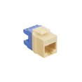 thumbnail image 2 of ICC IC1078F5 - Modular insert - CAT 5e - RJ-45 - ivory, light blue, 2 of 2