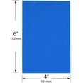 thumbnail image 2 of Plymor 4" x 6" (Pack of 200), Blue 2 Mil Flat Open Plastic Poly Bags, 2 of 4