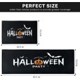 thumbnail image 2 of Black Kitchen Rugs and Mats Non Skid Washable Set of 2, Halloween Pumpkin Orange Bat Autumn Kitchen Mats for Floor, October Holiday Spooky Trick or Treat Under Sink Kitchen Runner Rug, 2 of 6