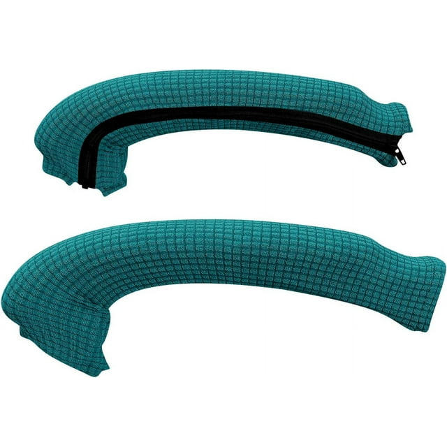 ORUYROP Housse d'Accoudoir de Chaise de Bureau Extensible Résistante à l'Eau en Spandex Extensible Jacquard Housse de Chaise d'Ordinateur pour Chaises de Bureau Accoudoir Vert Jade