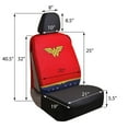 Wonder Woman Car Seat Covers with Detachable Cape Backing Front Car