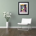 thumbnail image 3 of Trademark Fine Art "Sheltie" Canvas Art by Dean Russo, White Matte, Black Frame, 3 of 4