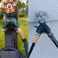 thumbnail image 2 of 2 Way Hose Splitter, Garden Heavy Duty Water Splitter, Garden Faucet Splitter, Garden Water Hose Connector Splitter with Shut Off Valve, 2 of 6