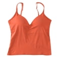 thumbnail image 3 of Women Loose Sleeveless Camisole with Built-in,for Sports Home Cami Bra, 3 of 6