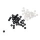 thumbnail image 4 of 100 piezas de tapones de Caucho de silicona para pulseras de cadenas negras y transparentes Sunnimix, 4 of 8