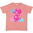 thumbnail image 3 of Inktastic Dinosaur Party-second Birthday Girls Toddler T-Shirt, 3 of 5