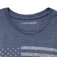 thumbnail image 4 of Camiseta Lucky Brand USA Flag para hombre American Navy - S, 4 of 7