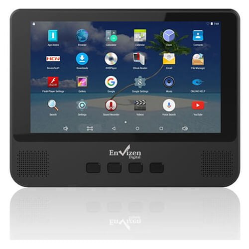 Envizen VMD9002 2in1 QuadCore 1.3GHz 9" Tablet + DVD Player, Black