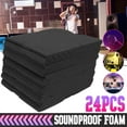 thumbnail image 2 of OUSGAR 12/24/36/48/96 Pack Studio Acoustic Foams Panels Sound Dampening Noise Sound Insulation Foam Wedges, 2 of 9