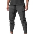thumbnail image 3 of ZHUGeLI Mens Athletic Pants Quick-Dry Workout Sweatpants Cargo Fitness Tapered Joggers Slim Fit Track Pants, 3 of 6