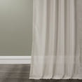 thumbnail image 4 of Tumbleweed Faux Linen Sheer Curtain (1 Panel), Tumbleweed, 50W X 108L, 4 of 6