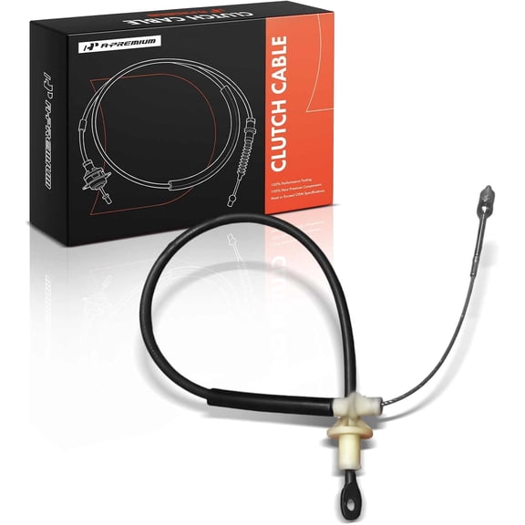 A-Premium 41.063 Inch Clutch Cable with Adjuster Compatible with Ford | for Ford Mustang 1979-1980, Fairmont 1978-1980 & Mercury Capri 1979-1980, Zephyr 1978-1980, 2.3L 3.3L, Manual Transmission