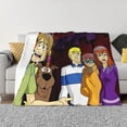 thumbnail image 4 of Lsque Scooby-Doo Print Flannel Throw Blanket, Ultra-soft Blanket for Bed, Couch, Car, Hypoallergenic Anti-pilling blanket-60"x50", 4 of 8
