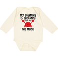thumbnail image 3 of Inktastic My Grammy and Grampy Love Me Boys or Girls Long Sleeve Baby Bodysuit, 3 of 5