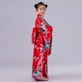 thumbnail image 5 of AJIWYH Girls Outfits Clothes Kids Robes for Girls Traditional Kimono (Red,6-7 Years), 5 of 5