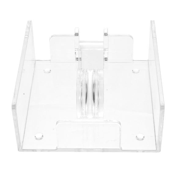 DINHEAROM Clear Napkin Holder with Large Capacity for Kitchen and Dining Table, Modern Design Storage Organizer