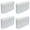 White(4), variant on 6 Packs Wf813 Humidifier Filter Replacement for E quate Re-lion Rcm-832 Eqwf813 Pcwf813 Rwf813 Eq-2119-Ul Wick Cool E-quate Humidifier Filters Replacement