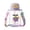 clear water bottle, variant on 20oz Clear Plastic Water Bottle with Flip-Up Straw, Adjustable Crossbody Strap & Leak-Proof Lid, Cute Cartoon Design for Outdoor Activities, Sports, Daily Hydration for Family and Adults