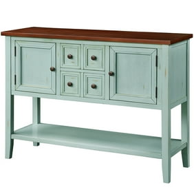 Segmart 46 X 15 X 34 Wood Console Table With 4 Storage
