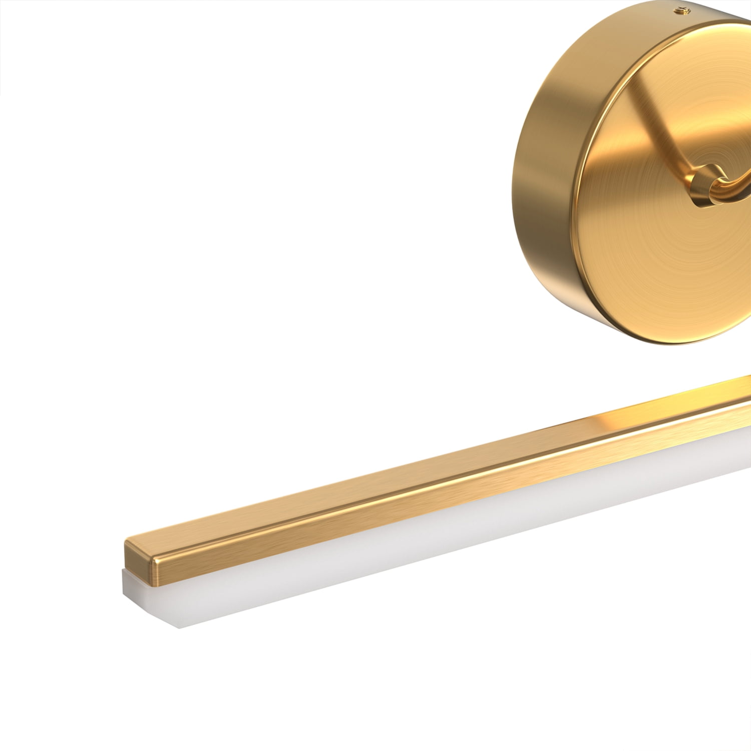 YANSUN 22.9 in Gold Modern Extendable Vanity Light Bar with 5-Color Temperatures, Dimmable, for Bathroom, Bedroom Mirror