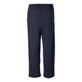 thumbnail image 3 of Heavy Blend Open-Bottom Sweatpants, XL, Navy, 3 of 3