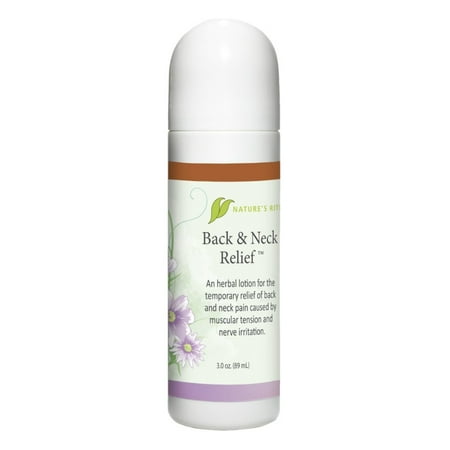 Nature's Rite Back & Neck Relief - 3 ounce