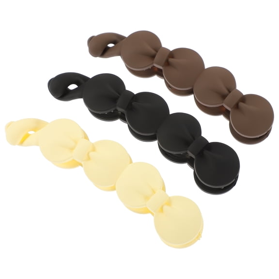 FELTECHELECTR 3Pcs Cute Banana Clips For Women Hair Ornament Versatile Styling For All Occasions