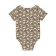 thumbnail image 2 of Daiia Raccoon Printed Unisex-Baby Short Sleeve Onesies Bodysuits Baby Climbing Clothes Soft and Comfortable Romper with Expandable Shoulder Design-3 Months, 2 of 8