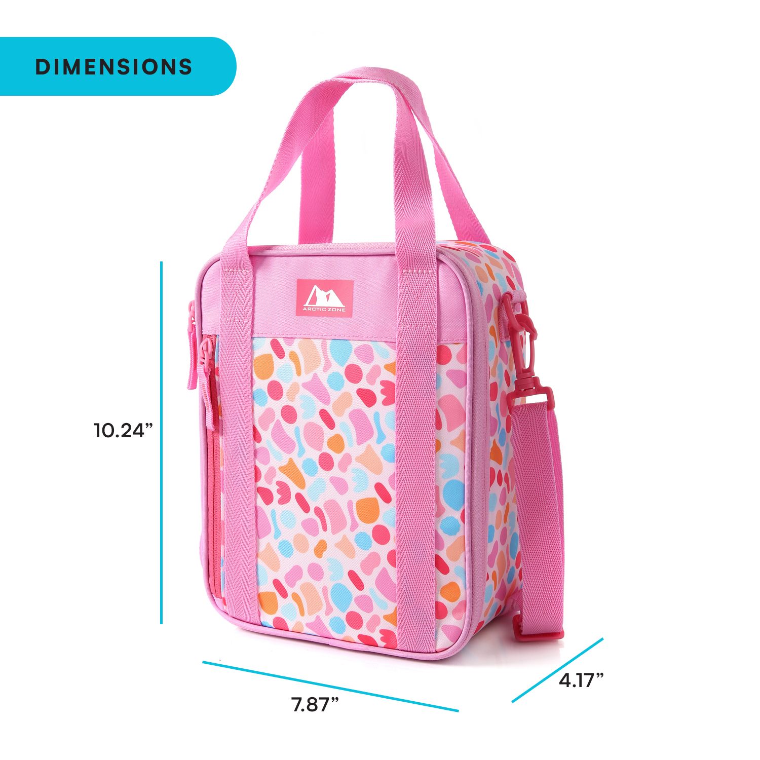 Arctic Zone Urban Lunch Box Combo with Ice Pack and Sandwich Container - Tutti Frutti