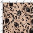 thumbnail image 2 of Soimoi Poly Taffeta Orange Fabric By the Yard - 56 Inch Wide - Fruits Print Fabric - Strawberry Fruits Print Summer Green Garder for Mordern Project Printed Fabric, 2 of 6