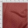 thumbnail image 3 of oneOone Georgette Viscose Red Fabric Retro Headphones Sewing Craft Projects Fabric Prints By Yard 42 Inch Wide, 3 of 5