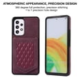 thumbnail image 2 of Galaxy A52 5G/4G & A52S Wallet Case, Allytech Crossbody Shoulder Carrying Purse Cover RFID Blocking Card Slots Holder Flip PU Leather Stand Shockproof Case for Samsung A52/ A52S 6.5" 2021, Winered, 2 of 7