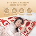thumbnail image 3 of Body Pillow Cover - Soft Body Pillow Pillowcase, Cute Tomato Ketchup Breathable Long Body Pillow Case Cover with Invisible Zipper 20x60in, 3 of 5