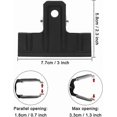 thumbnail image 1 of Black Large Bull Clips Thickened, 10 Pack 3 Inch Long Metal Binder Paper Clip for Food Bags, Drawing Board, Art & Craft Projects, Office & Home Kitche, 1 of 4