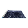 thumbnail image 2 of Ahgly Company Machine Washable Indoor Rectangle Abstract Blue Modern Area Rugs, 7' x 9', 2 of 4