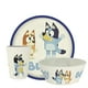 thumbnail image 1 of Zak Designs Bluey Kids Dinnerware Set 3 Pieces, Durable and Sustainable Melamine Bamboo Plate, Bowl, and Tumbler are Perfect For Dinner Time With Family (Bluey, Bingo, Bandit, Chilli) Zak Designs NA, 1 of 10