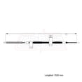 thumbnail image 2 of Cable Chicote Freno Trasero Izquierdo CAHSA Compatible Con Volkswagen Gol 1.6L 2009 2010 2011 2012 2013, 2 of 6