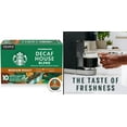 thumbnail image 3 of Starbucks K-Cup Coffee Pods Decaf House Blend 10 Pods & Ground Coffee Decaf House Blend 12 oz, 3 of 5