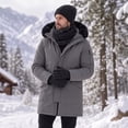 thumbnail image 5 of Loritta 3 Pcs Men Winter Beanie Hat Casual Scarf and Touch Screen Gloves Set for Men, 5 of 9