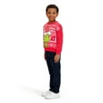 thumbnail image 2 of Dr. Seuss The Grinch Toddler Unisex Long Sleeve Red Sweatshirt, Sizes 12M-5T, 2 of 5