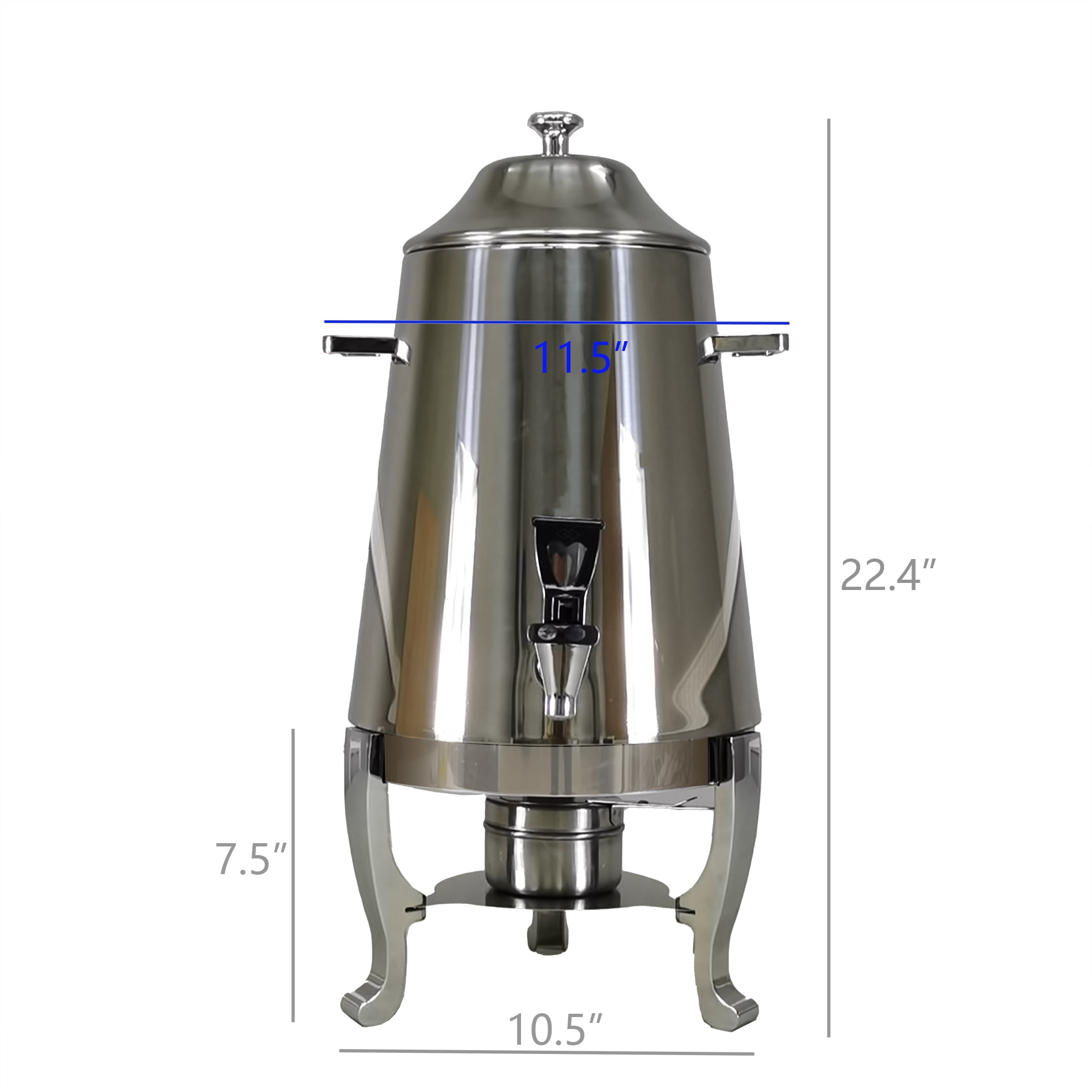 Coffee Urn, 3.5 Gallon Stainless Hot Beverage Dispenser can continuously  heating-Tea Water Coffee, Coffee Chafer with Spigot for Parties Buffet