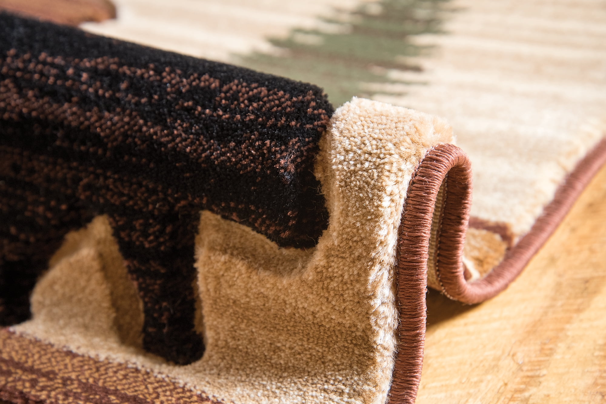 United Weavers Rustic Forest Causey Lodge Southwestern Area Rug, Beige, 5'3" x 7'6"