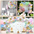 thumbnail image 4 of 130Pcs Pastel Balloon Garland Arch Kit Macaron Assorted Color Balloons Latex Multicolor Decoration Balloon Different Size Background Combination Balloon, 4 of 9